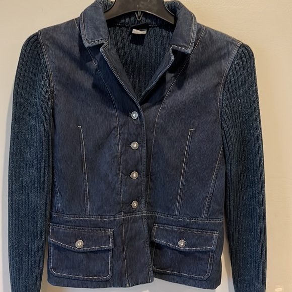 Blue Willi's Jackets & Blazers - “VINTAGE” Blue Willis’s jacket,  from Denmark corduroy and knit. Size M